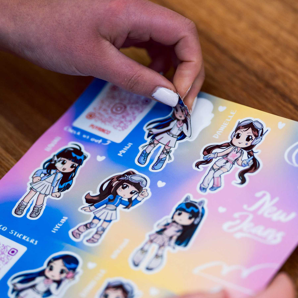 Sticker Sheat Custom Vinyl Sticker Sheets | Free Express Shipping