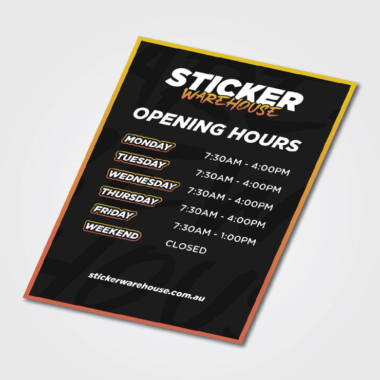 Car Service Stickers | Double Sided Mechanic Service Stickers