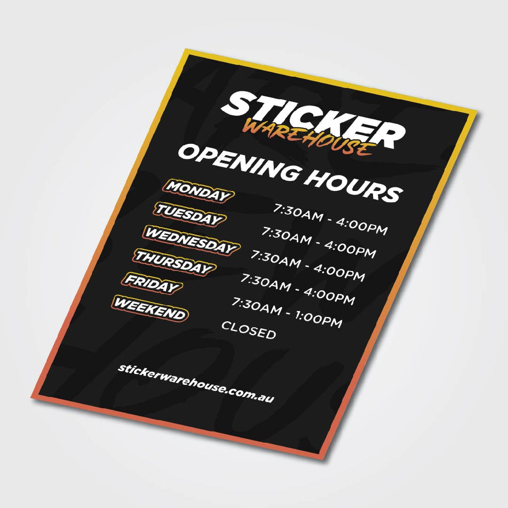 Custom Vinyl Stickers | Free Express Shipping | Sticker Warehouse