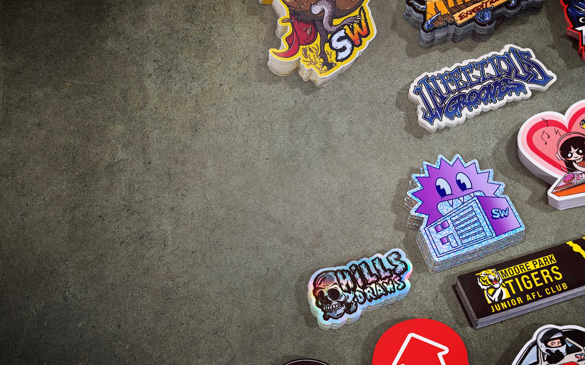 Custom Vinyl Stickers | Free Express Shipping | Sticker Warehouse