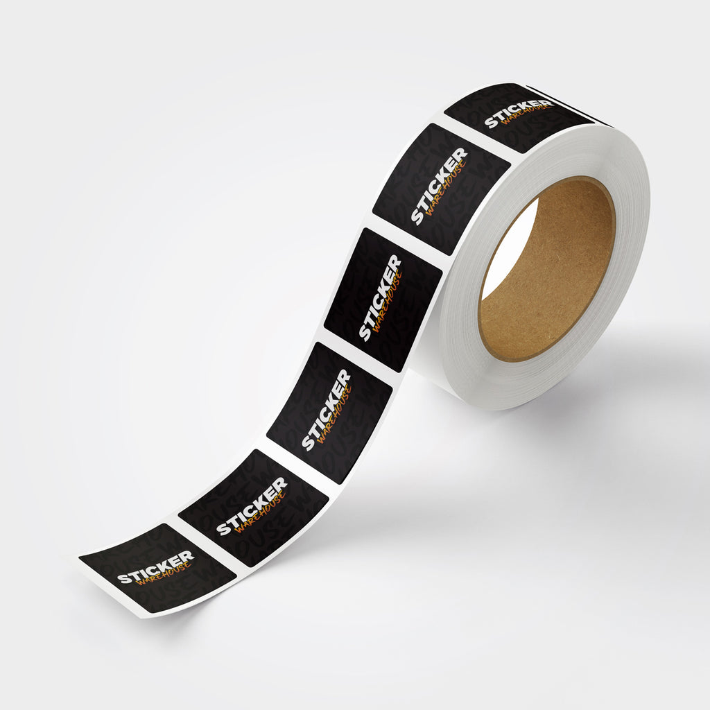 Sticker Rolls Square Rounded Custom Vinyl Stickers | Free Express Shipping | Sticker Warehouse