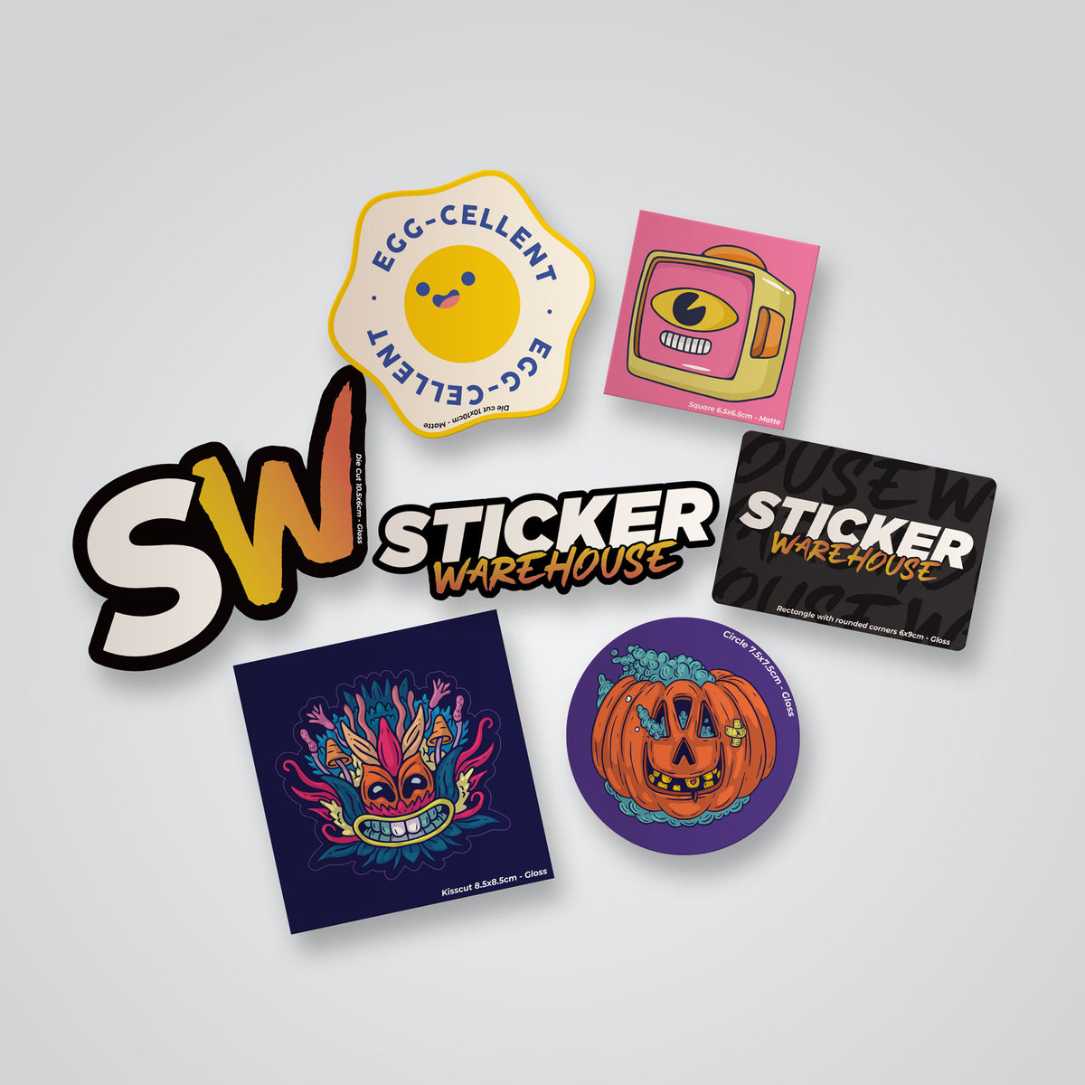 Sticker Warehouse Sample Pack
