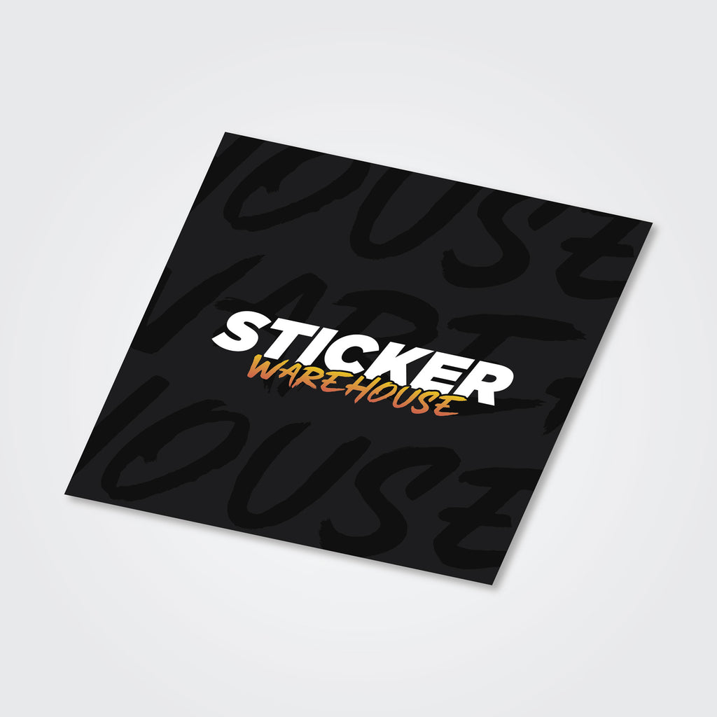 Shipped Sticker Custom Vinyl Stickers | Free Express Shipping | Sticker Warehouse